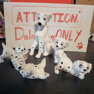 101 Dalmatians porcelain dogs